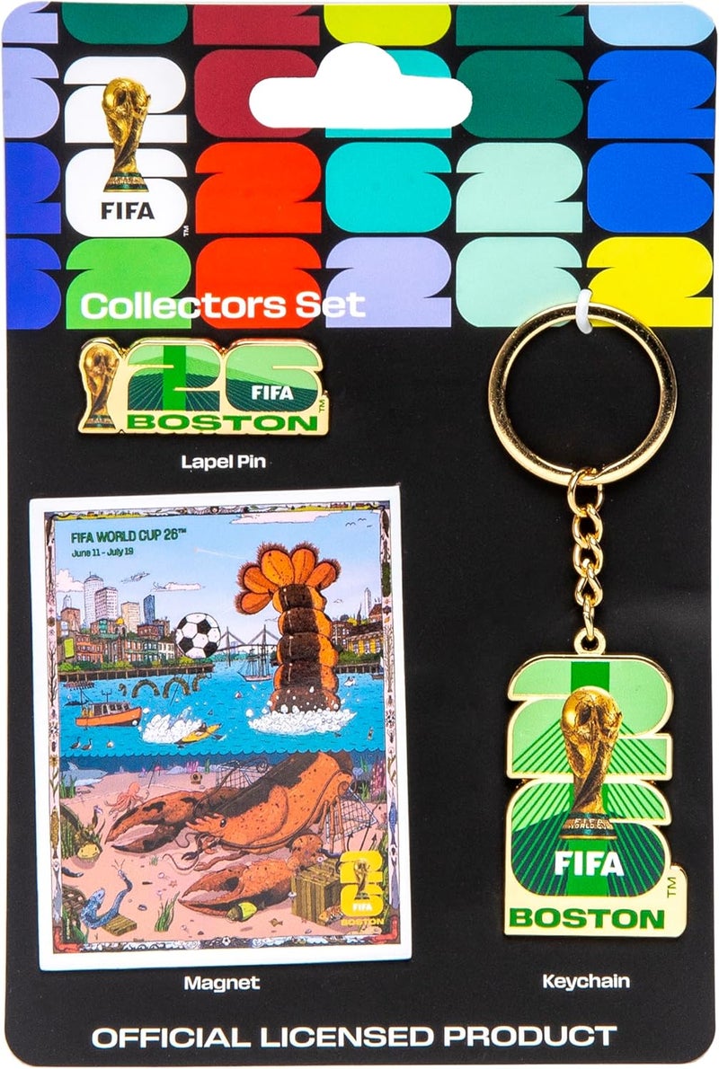 HONAV FIFA World Cup Host City Collector's Set – Includes Lapel Pin, Keychain & Magnet – Celebrates Your Favorite Host City - Image 1